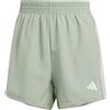 adidas Donna 3S Short High R, Silver Green/White, L