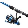 Shakespeare Firebird Combo canna e mulinello per pesca grossa | Set canna da spinning per pesca in acqua dolce con monofilamento pre-avvolto | 3 m | 3000