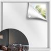 Qualsen Tende Oscuranti Per Interni 100x145cm, Tenda Oscurante da Interno Senza Forare, Portatili da Viaggio Temporanea Tessuto Oscuranti per Finestre per Camera da Letto, Mansarda (Argento-argento)
