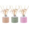 L'odeur Vill -Lino/Vaniglia/Gelsomino Lily Diffusore Profumatore per Ambienti con 18 Bastoncini di Fragranza, 4.06 oz x 3 Flacone di Olio,Essenziale di Fragranzaper Casa per la Decorazione.