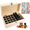 Gracelaza 36 Slots Scatola per Oli Essenziali - Holds 5/10/15ml Bottiglie - Organizzatore in legno per Oil Aromaterapia e Oli Profumati - Ideale Contenitore Regalo per Viaggio, Stoccaggio e Visualizzazione #2