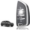 TOOMUME Cover Chiave TPU, Custodia Chiave Adatto per BMW Serie 1/2/3/4/5 X1 X2 X3 X4 X5 X6 F15 F16 F25 F44 F45 F48 F49 F85 F86 G30 G31 M3 M4 Z4, Copri Chiavi Guscio Chiave Auto Telecomando - Smart Key