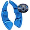 ontto Estensione del bilanciere del cambio per auto, adatto per VW Golf 7 Polo GTI R Rline MK7 MK7.5 Scirocco 2015 2019 in metallo Shift Paddle Shifter Estensione per interni blu