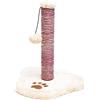 Aqpet Palo Tiragraffi per Gatti Albero Gioco Gatti con Pallina 39 cm Colore Beige