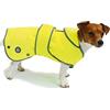 Ancol Muddy Paws - Cappotto impermeabile per cuccioli di cane, con fodera in pile e protezione toracica, con elastico per collo e gambe, lunghezza 30 cm, circonferenza fino a 52 cm, taglia S