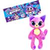 Bizak Bubble Pops, peluche magici che moltiplicano le sue dimensioni x5, processo emozionante e odore di gomma, 12 diversi animali con aroma e zambelle Stem, Gattino UVA, (64492004-5)