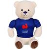 Gipsy Toys - Peluche Orso Federazione Francese di Rugby (FFR) - Peluche ufficiale con licenza - 15 cm seduto - Beige Blu marino