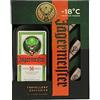 Jägermeister TRAVELLERS' EXCLUSIVE 35% Vol. 1l in Giftbox with 3 Metal Shot Cups