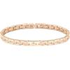 Lacoste Bracciale a Maglie da Donna Collezione METROPOLE in Oro Rosa con Petit Piqué Inciso - 2040467