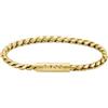 BOSS Jewelry Collana e Bracciale a Catena da Uomo Collezione DORAN in Acciaio Inossidabile con una Placca Incisa