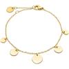 Liebeskind Berlin LJ-1659-B-21 - Bracciale in acciaio INOX, colore: Oro, 21 cm, Acciaio inossidabile, Nessuna pietra preziosa