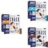 Enervit Protein Snack, Barrette Proteiche Ricche di Fibre, Senza Glutine e Olio di Palma, 8 Barrette Arachidi, Caramello e Cioccolato al Latte + 8 Barrette Cocco + 8 Barrette Cioccolato Fondente