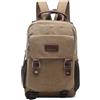 DEEVORCA Moda Tela Zaino Uomo Zainetto per 10.9 Pollici iPad Multiple Tasche Borsa a Tracolla Convertibile Borsa sul Petto Casuale Viaggio Scuola Quotidiano Lavoro Uomo Messaggero Sacchetto Cachi