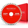 Bayertal® Lama per sega circolare 125 x 22,23 - Alta qualità per tagli precisi - Ideale per legno duro e tenero, MDF e OSB - 125 mm - Superfici HM durevoli