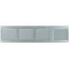 Steinberg14 Griglia di Ventilazione Rettangolare 400x100 mm - Griglie di Aerazione in Metallo Zincato - Serranda di Scarico dell'aria con Zanzariera - Copri Bocchetta Interna a Parete e a Soffitto