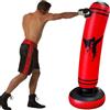 Gevvnss Sacco da Boxe Bambini,120cm Sacco da Boxe da Terra Allenamento Boxe,Pungiball Bambin Gonfiabile per Bambini e Bambine 3-12 Anni,Sacchi da Boxe per Praticare Karate,Taekwond MMA,Taglia S