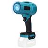 NBVNBV Soffiatore a Batteria, Piccolo Soffiatore Elettrico Velocità Aria Max 576 km/h, 28000 RPM, Soffiatore Foglie per rimozione foglie di giardino, trucioli di legno,neve (Blu senza batteria)