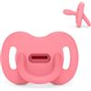 Suavinex, Ciuccio Tutto in Silicone, per Bambini 0/6 Mesi, Ciuccio con Tettarella Simmetrica Sx Pro, Super Morbido e Flessibile, Ideale per Dormire, Color Essence, Fuchsia