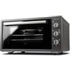 Girmi FE4500 Forno Elettrico Ventilato, 1400 W, 45 Litri, Timer 90 min, Termostato Regolabile, Funzioni Cottura Base, Grill, Combinata, Accesori Inclusi, Grigio Antracite