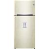 LG GTF744SEPED Frigorifero doppia porta, Classe E, 509L, Wi-Fi, Dispenser acqua, Sabbia GARANZIA ITALIA