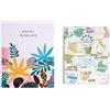 Grupo Erik: Pack 2 Album fotografici Abstract Tropics + Around the World | Album 13x18 con 96 tasche e copertina flessibile, Album Foto 13x18 100 foto, Album foto 13x20, Foto 12x18 o Foto 13x19
