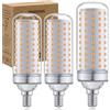PINDOWS 20W Lampadine LED E14 LED Bianco Caldo 3000K,LED Mais lampadine,Equivalenti a 200W Lampada Alogena,2200LM Sostituire Lampadine a Incandescenza da 150W~200W,Alta Luminosità CRI85,No Dimmerabile,3 Pezzi