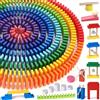 Toyssa 1000 Pezzi Domino in Legno Domino Gioco Mattoncini Costruzioni in Legno Colorati con Borsa Istruzioni Gioco da Corsa Giocattoli Educativo per Bambini e Adulti Giochi Montessori Domino Regali Bambini