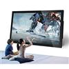 UsmAsk Spacmirrors Cornice per foto digitali 22 pollici 1920 * 1080 Cornice per foto digitali ultrasottile ad alta risoluzione Supporto disco USB/Scheda SD/MMC/MS Macchina pubblicitaria video/musicale Hdmi