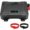 DATOUBOSS Inverter Onda Sinusoidale Pura 12V/24V a 220V Convertitore Universale Onda Pura 3000W con sistema di rilevamento intelligente, con LCD Display, interfaccia USB, Type-C e 2 presa UE