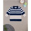 Prénatal Polo bimbo rigata blu beige/blu
