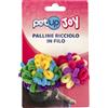 PetUp Palline per gatti Petup Joy - Ricciolo in filo - Giochi per gatti - 1° ORDINE? scegli lo sconto BZR5 / BZR20 + 200 punti fedeltà