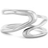 Calvin Klein Anello Aperto da Donna Collezione CK STATEMENT LINKS in Acciaio Inossidabile - 35000751C