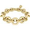 BOSS Jewelry Collana a Catena, Bracciale a Catena e Orecchini a Cerchio da Donna Collezione LIVE STATEMENT in Acciaio inossidabile color Oro Giallo