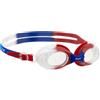 Cressi Seahorse, Occhialini Nuoto Premium per Bambino a Oculari Separati Gioventù Unisex, Verde ianco/Rosso, Unica
