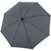 Knirps C.900 Light XXL ombrello grande in grigio scuro I ombrello a mano leggero e robusto I ombrello partner con ø 122 cm I antivento I ombrello da golf con manico antiscivolo