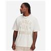 Under Armour Varsity Over M - T-shirt - Uomo - Beige