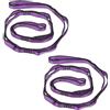 PATIKIL Cinghie a Catena a Margherita, 2pz Cinghia a Catena in Nylon Regolabile Cinghia Arrampicata Resistente con 8 Loop per Altalena Amaca Yoga Aereo, Viola
