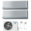 Panasonic CLIMATIZZATORE PANASONIC DUAL R32 ETHEREA Z GRIGIO WI-FI 9000+18000 BTU CU-2Z50TBE A+++/A++