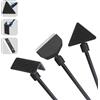 WOLMIK Kit per la pulizia dell'acquario, kit 3 in 1 per la pulizia dell'acquario, con asta staccabile da 35,6 cm, set di strumenti per la pulizia dell'acquario, raschietto per alghe con lama di