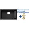 Blanco ETAGON 700-U Antracite + Set Satin Gold 3525167