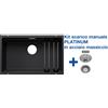 Blanco ETAGON 700-U Nero + Set Platinum 5525891