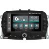 Jf Sound car audio system JF Sound - Autoradio X7C per Fiat 500 (dal 2015) - Display HD 7 - CarPlay e Android Auto via cavo - Bluetooth - Radio DAB+ - Prodotto in Italia