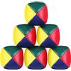 Dzxin Palline Giocoleria, 6 PCS Palline da Giocoliere Palla Morbida Palline Bambini Colorate per Adulti Bambini Principianti all'aperto