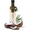 FOODIN Olio biologico MCT al 100% di olio di cocco, olio di trigliceridi a catena media (MCT), realizzato in cocco prodotto, 100% senza glutine e vegano, 500 ml, ideale per la dieta chetogenica