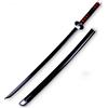 SHASHAYA Demon Slayer - Spada samurai in bambù da 75 cm, Katana fatta a mano, accessori per cosplay anime, giocattoli in foglia di bambù per bambini, ragazze, regalo per feste