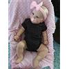 MineeQu 20 Pollici Real Baby Size Dolce Sorriso Bambole Reborn realistica Realizzata in Vinile di Silicone per Tutto il Corpo Bambole Neonate Realistiche Lavabili per Ragazze Anatomicamente Corretto