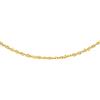 CARISSIMA Collana da Donna in Oro Giallo 9 ct con Catena Groumette Ritorta Diamond Cut da 1,2 mm di Lunghezza 61 cm/24 Pollici