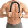 Ducomi Power Twister - Pieghevole, Robusto, Resistenza a Scelta (20-100kg), in Acciaio, Attrezzo Pettorali e Braccia, Nero - Molla Fitness, Manubrio Barra Flessibile, Barra Pettorali (30 kg)