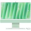 Apple iMac Computer desktop all-in-one: Chip M4, CPU 8-core e GPU 8-core: display Retina 24 , 16GB di memoria unificata, 256GB di archiviazione SSD, c