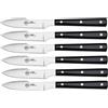 BERTI SET 6 COLTELLI TAVOLA NERO, DOPPIA 8830